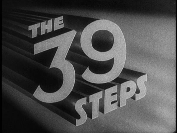 Hitchcock Movie title stills - 39 steps